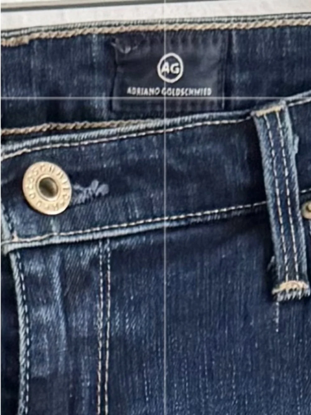 AG ADRIANO GOLDSCHMIED THE LEGGING SUPER SKINNY DARK WASH JEANS 31R